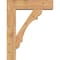 Ekena Millwork Olympic Block Smooth Bracket w/ Offset Brace, Western Red Cedar, 7 1/2"W x 28"D x 36"H BKT0806X28X36OLY05SWR - alternate 2